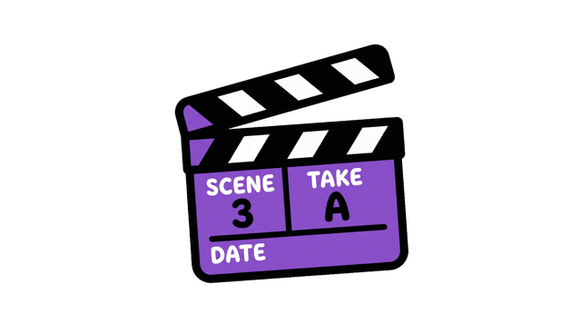 Movie ticket sticker